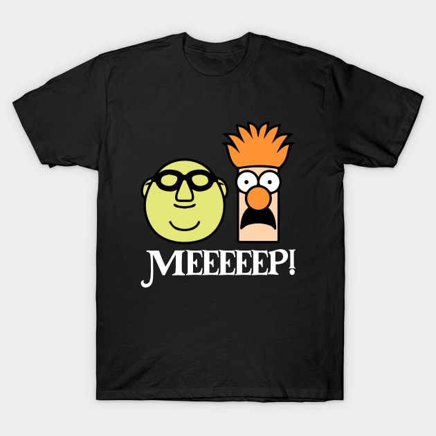 Bunsen And Beaker - Meep! T-Shirt by thriftjd